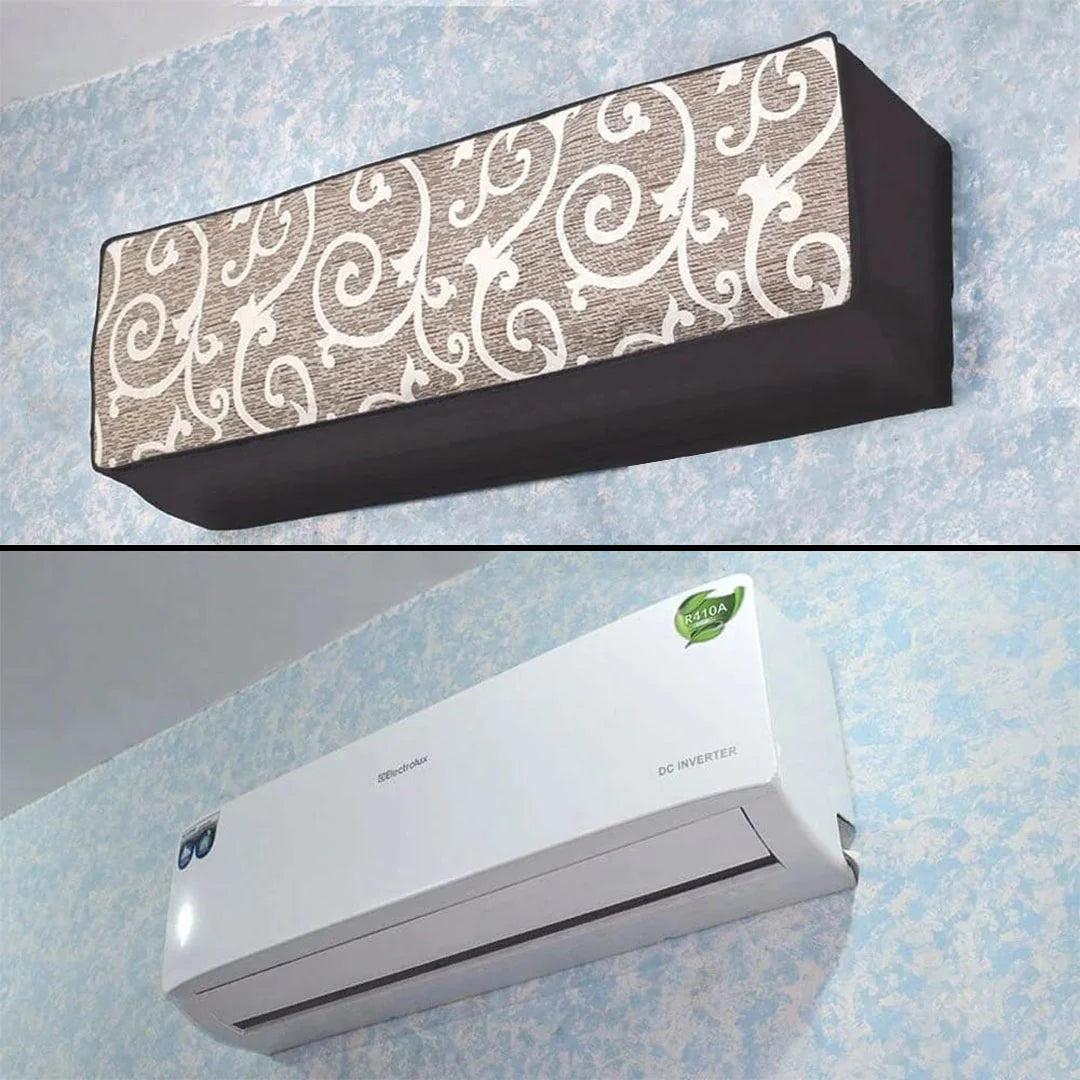 Printed Quilted AC Cover - Scroll Textured Copper