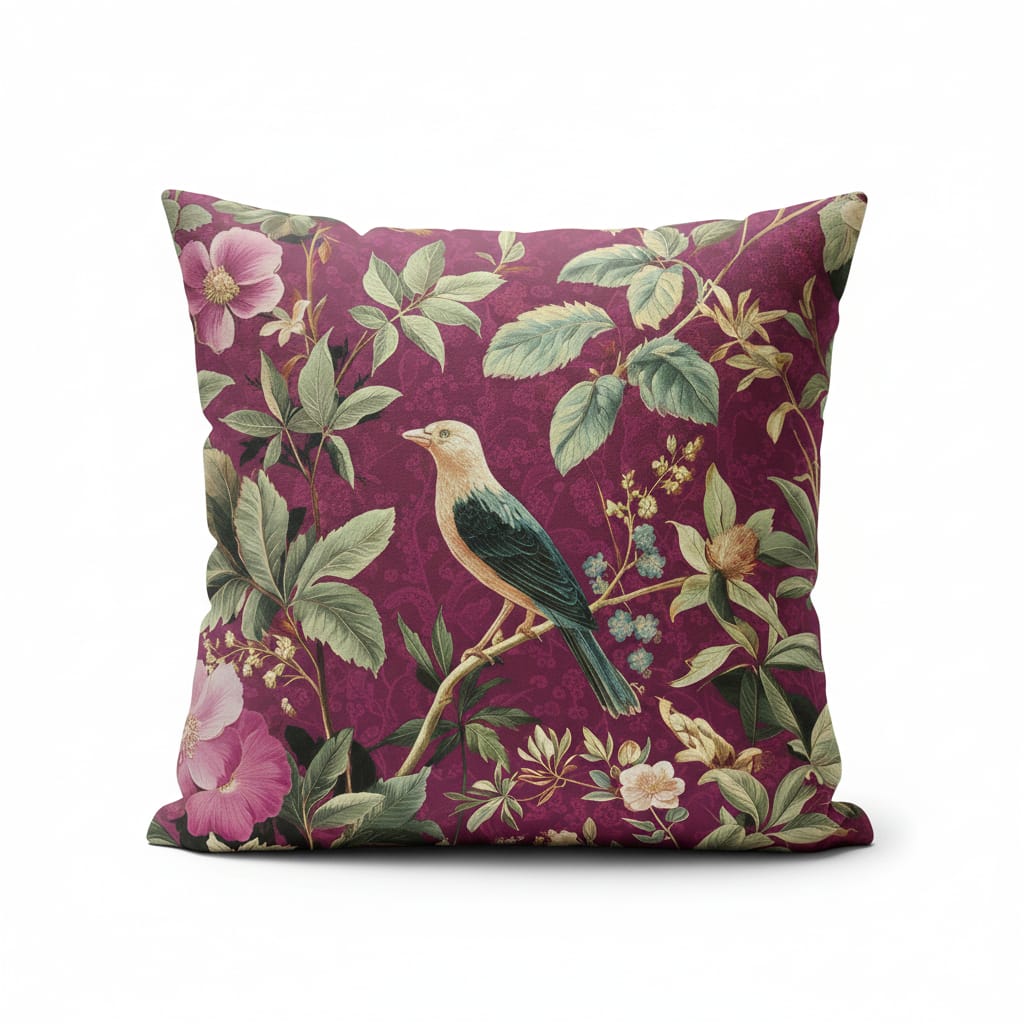 Designer Printed Cushion Covers – Pack of 5 – Elegant Floral & Artistic Designs CC 04