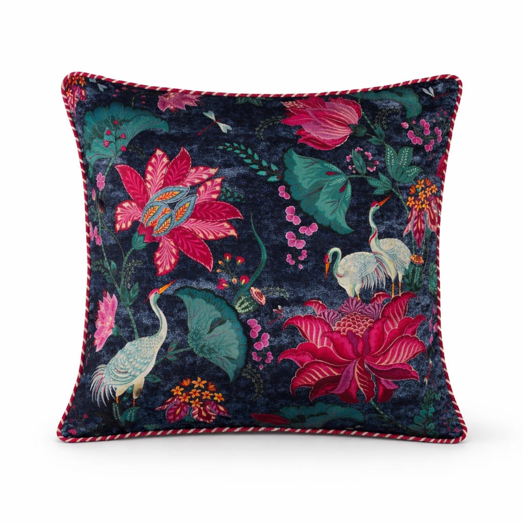 Designer Printed Cushion Covers – Pack of 5 – Elegant Floral & Artistic Designs CC 10