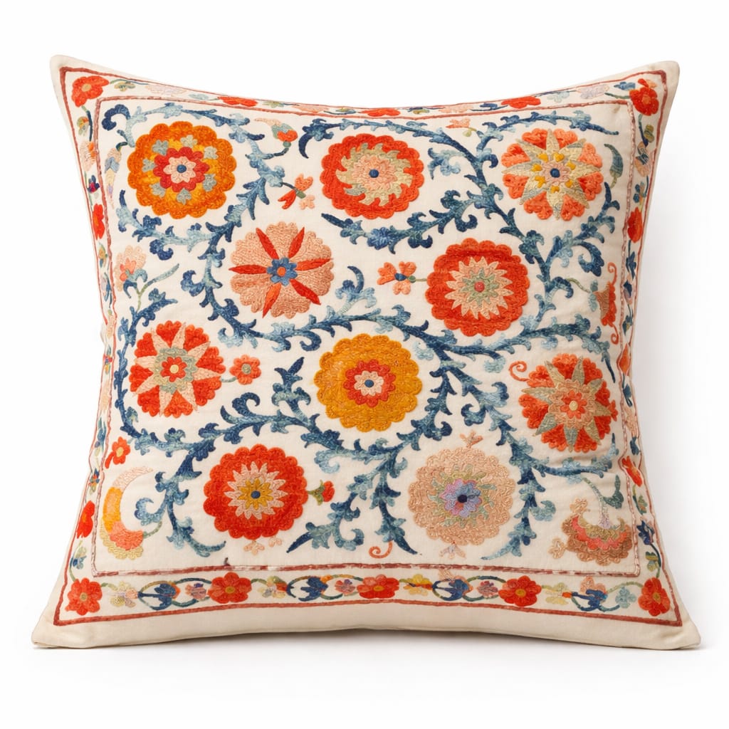 Designer Printed Cushion Covers – Pack of 5 – Elegant Floral & Artistic Designs CC 19