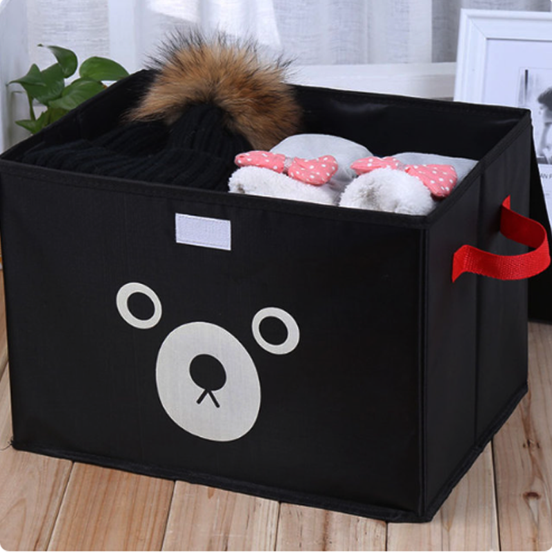 Panda Storage Box - Foldable Cartoon Cute Bear Storage Box For Clothes & Kids Toys