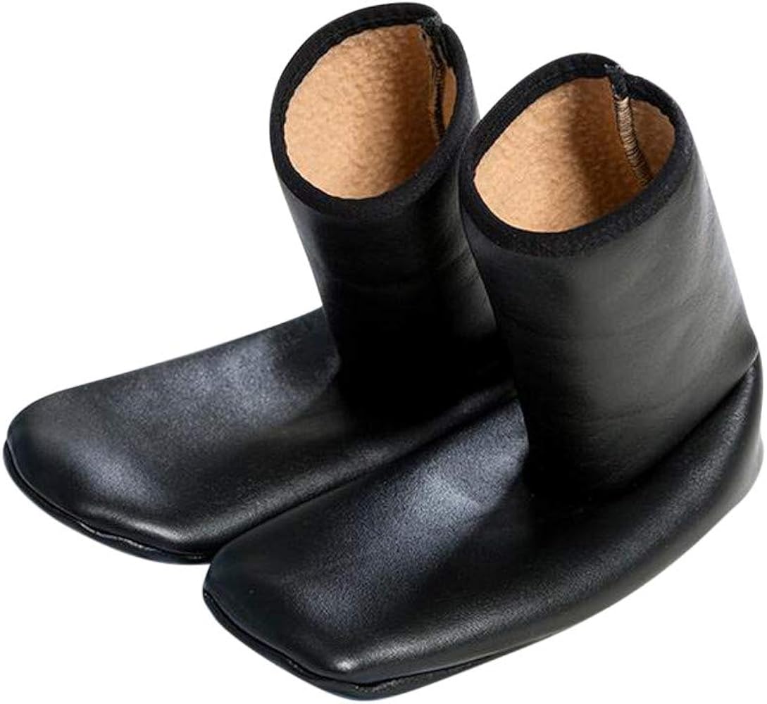 Winter Thickened Non-Slip Floor Socks With Wool Lining - Unisex Thermal Boot Slipper - Stretchable Mozay