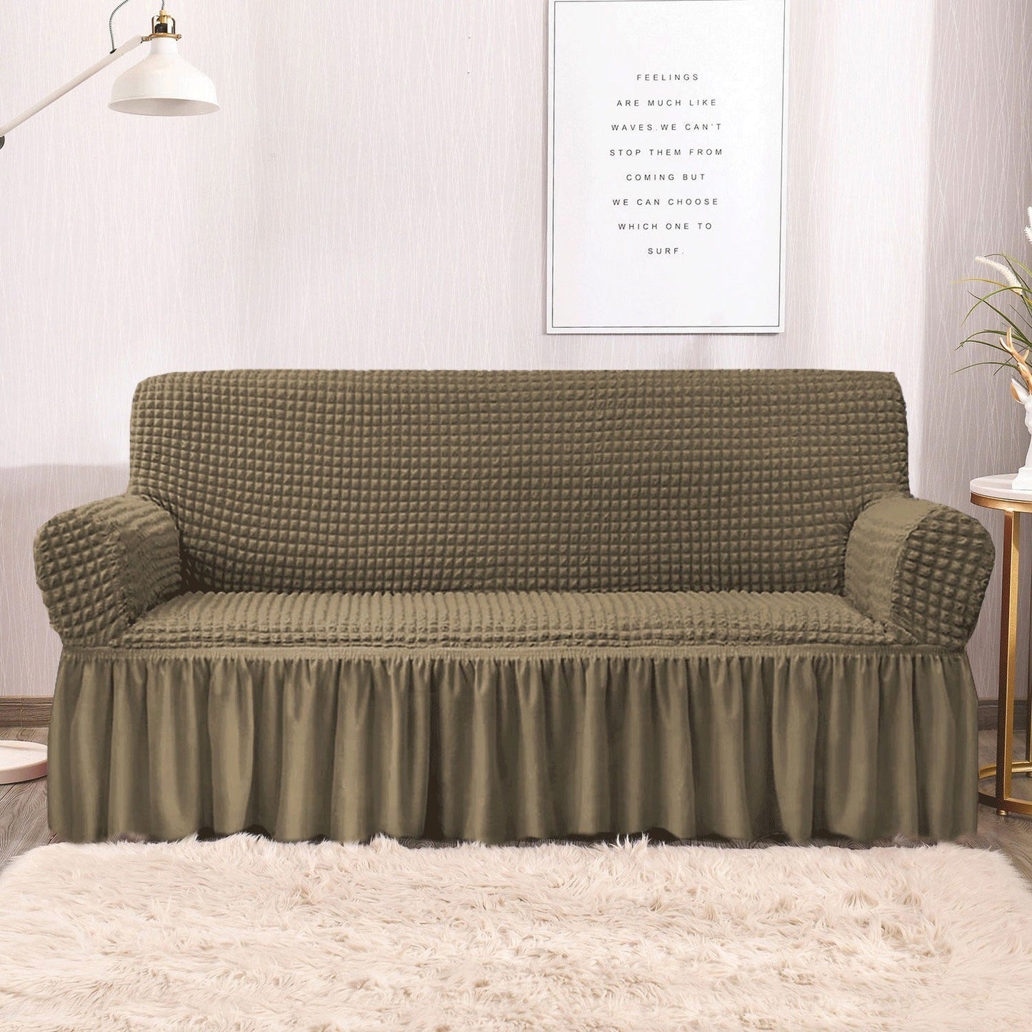 Persian Bubble Fabric Sofa Cover - All Sizes & Colors Available
