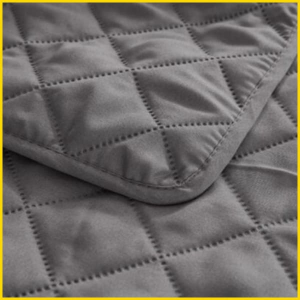 Cotton Quilted Sofa Runner - Sofa Coat (Grey) 5storepk