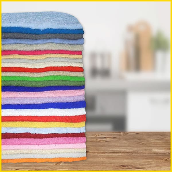 Rough Cleaning Towel (Random Colors) - 1 KG Household Cleaning Products 5store.pk