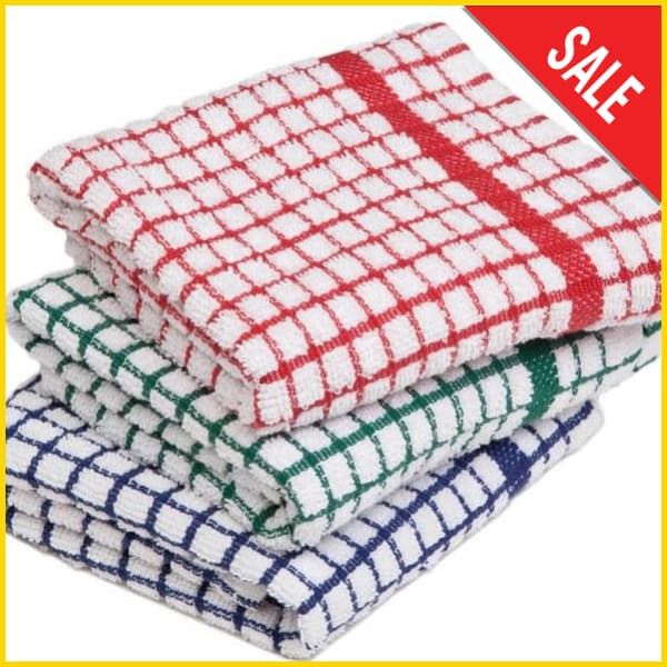 Terry Kitchen Towel 5-Pcs Set Kitchen Towels 5store.pk
