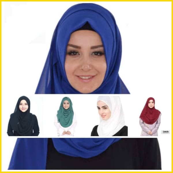 Women's Two Loop Ready To Wear Instant Hijab-Headscarf 5store.pk