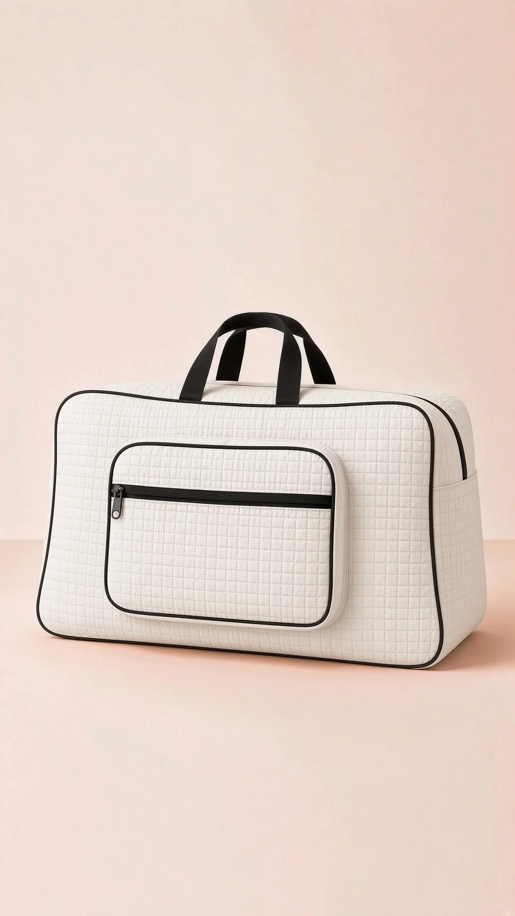 Signature Carry Ease Quilted Bag - Storage & Travelling Bag [White]