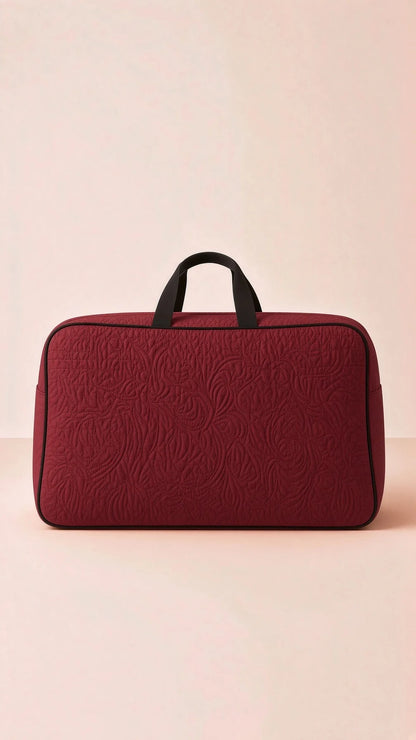 Signature Carry Ease Quilted Bag - Storage & Travelling Bag [Red]