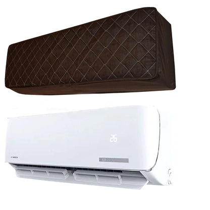 Quilted AC Cover - Brown