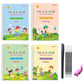 KIDS MAGIC PRACTICE BOOK FOR LEARNING & GROWTH (4 BOOKS + 1 PEN + 1 GRIP + 10 REFILL)