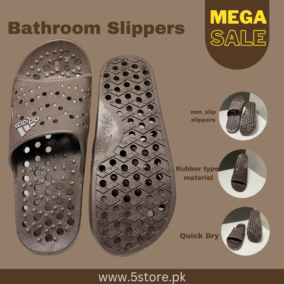 Bathroom Anti Slip Slippers Soft Light Weight Comfortable - Quick Dry