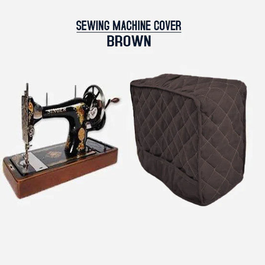 Sewing Machine Cover Dark Brown