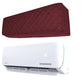 Maroon Quilted AC Cover Indoor + Outdoor Cover