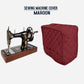 Sewing Machine Cover Maroon