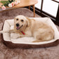 Super Soft Dog Beds Waterproof Bottom - Warm Bed For Dog & Cat - Red and Black