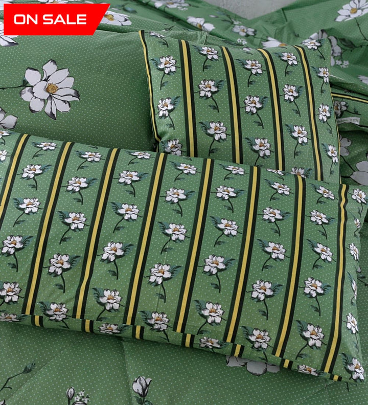 7 Pcs Comforter Set - Loyta Green