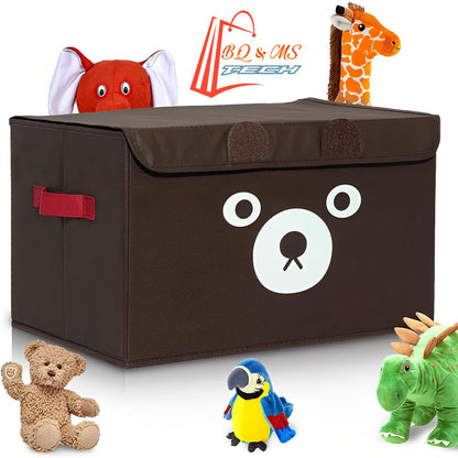 Panda Storage Box - Foldable Cartoon Cute Bear Storage Box For Clothes & Kids Toys