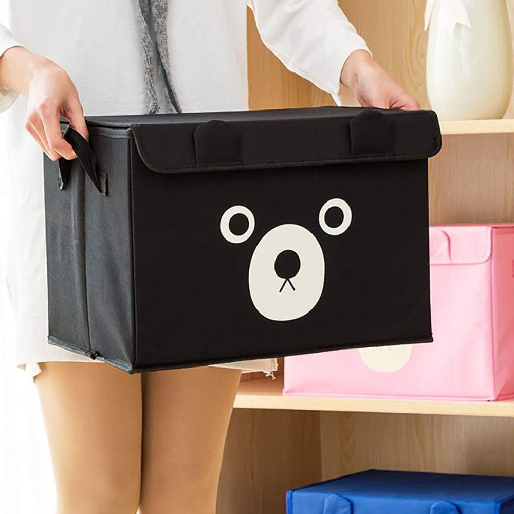 Panda Storage Box - Foldable Cartoon Cute Bear Storage Box For Clothes & Kids Toys