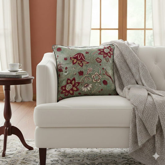 Designer Printed Cushion Covers – Pack of 5 – Elegant Floral & Artistic Designs CC 07