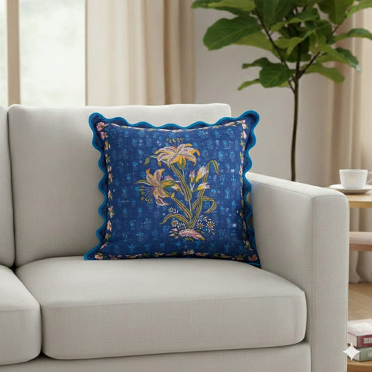 Designer Printed Cushion Covers – Pack of 5 – Elegant Floral & Artistic Designs CC 09