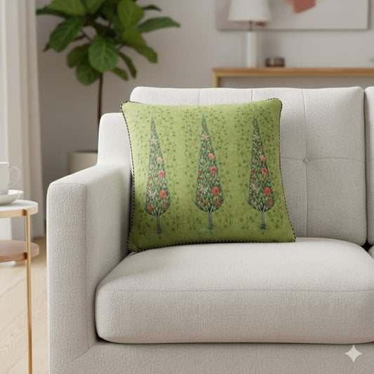 Designer Printed Cushion Covers – Pack of 5 – Elegant Floral & Artistic Designs CC 12