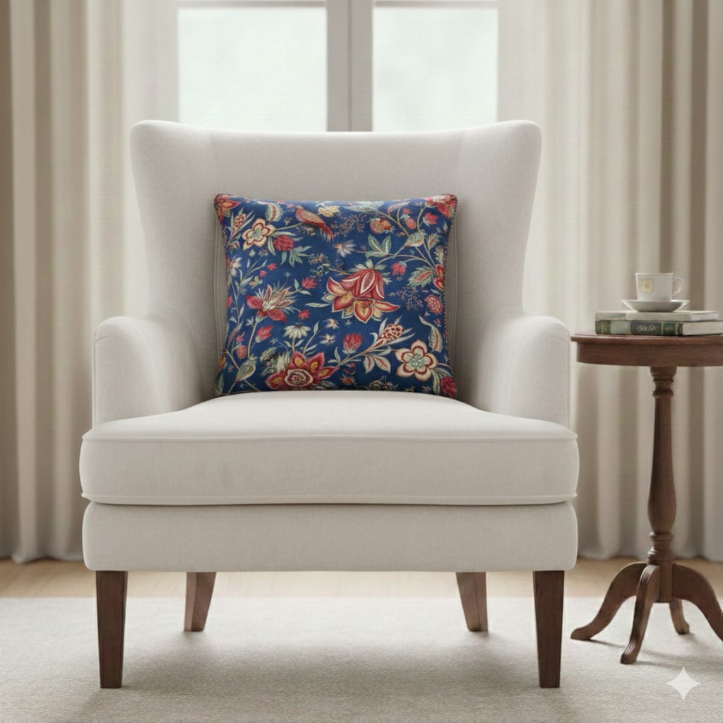 Designer Printed Cushion Covers – Pack of 5 – Elegant Floral & Artistic Designs CC 13