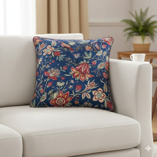 Designer Printed Cushion Covers – Pack of 5 – Elegant Floral & Artistic Designs CC 13