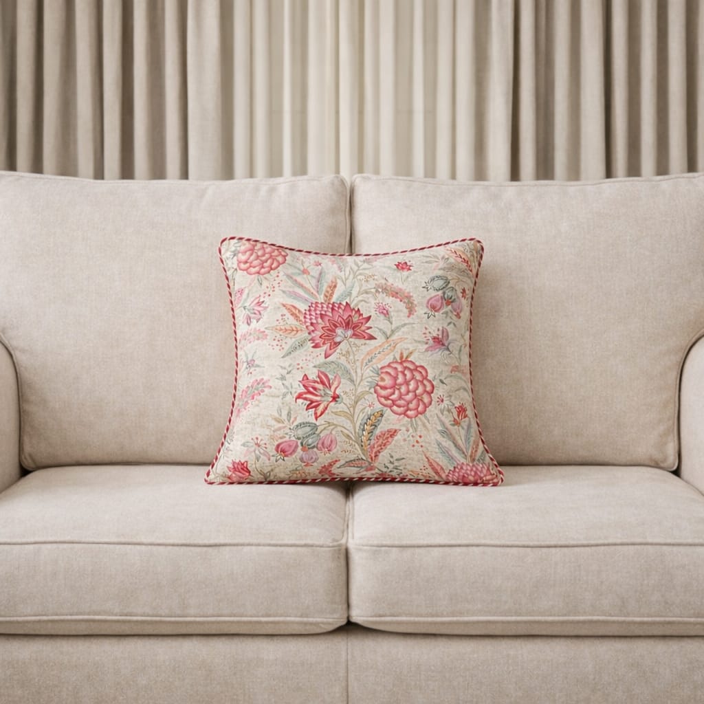 Designer Printed Cushion Covers – Pack of 5 – Elegant Floral & Artistic Designs CC 18