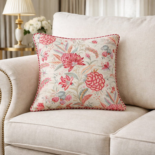 Designer Printed Cushion Covers – Pack of 5 – Elegant Floral & Artistic Designs CC 18