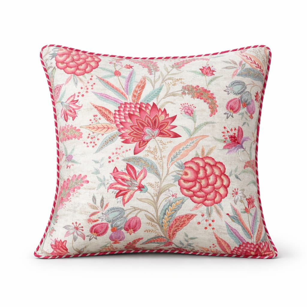 Designer Printed Cushion Covers – Pack of 5 – Elegant Floral & Artistic Designs CC 18