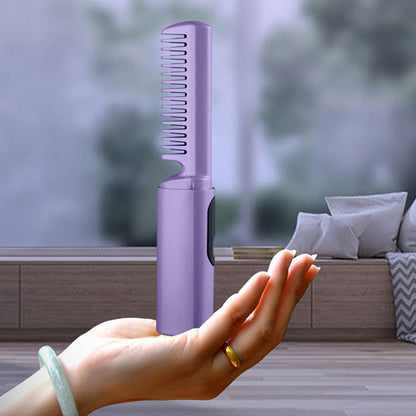 Travel Comb Cordless Rechargeable Hair Straightener