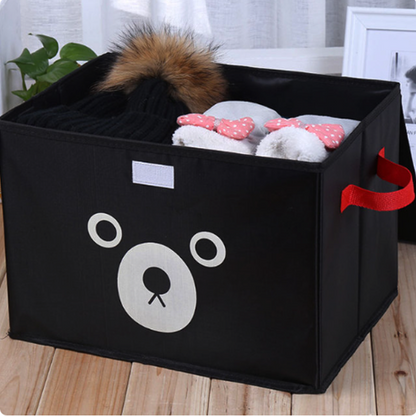 Panda Storage Box - Foldable Cartoon Cute Bear Storage Box For Clothes & Kids Toys