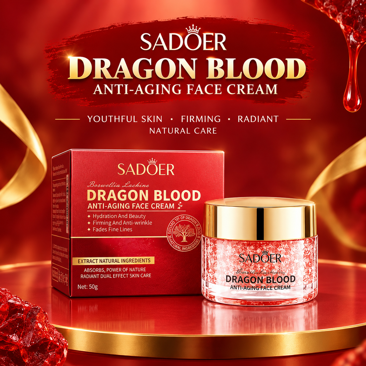 SADOER Dragon Blood Anti Aging Face Cream