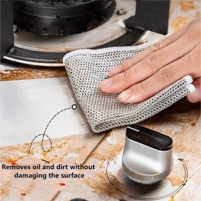 Steel Rag Multipurpose Wire Dishwashing Rags – 5store.pk