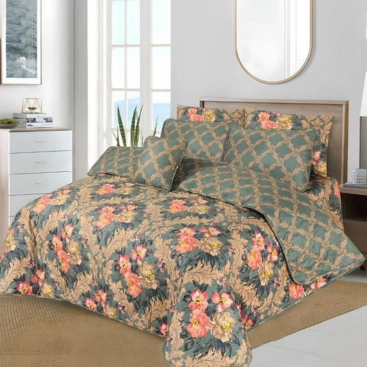 7 Pcs Comforter Set - Petal Dream