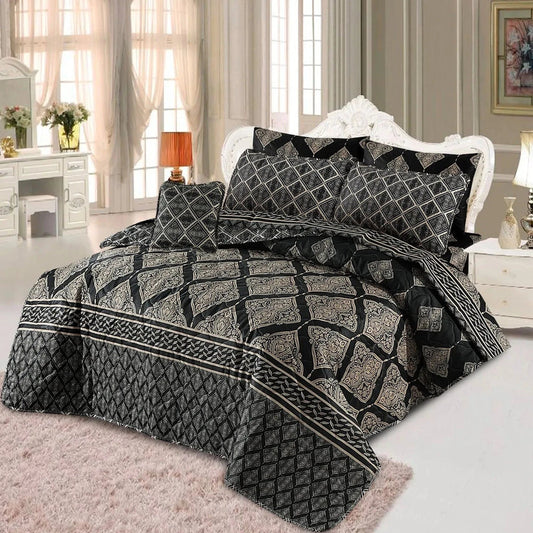 7 Pcs Comforter Set - Night Petal