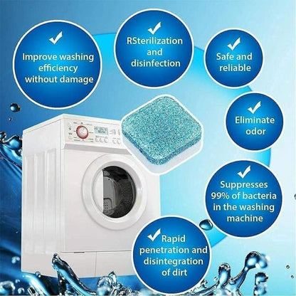 24 Tablets Pack - Washing Machine Cleaning Tablets