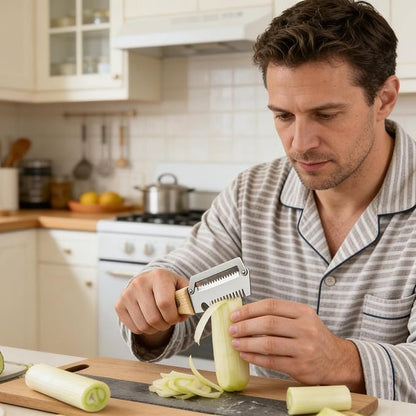 Premium Stainless Steel Multi-Functional Handheld Peeler