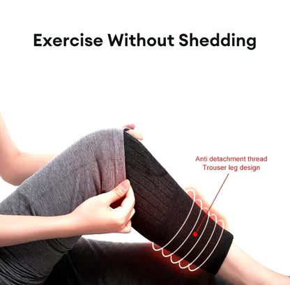 Knee Warmer - Woolen Blend Thermal Leg Warmers - Unisex Elastic Knee Pads For Men & Women