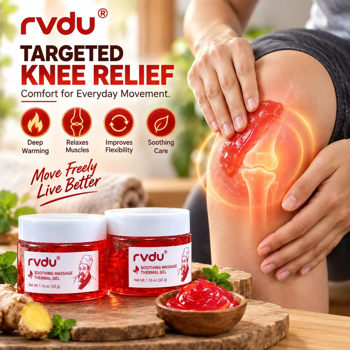RVDU Soothing Massage Thermal Gel