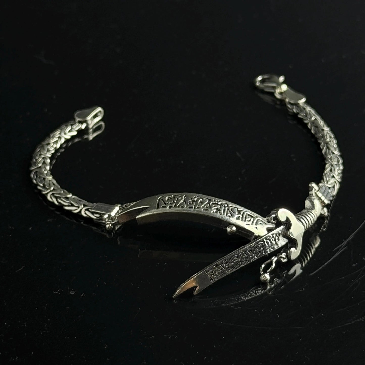 Zulfiqar Sword Silver Bracelet