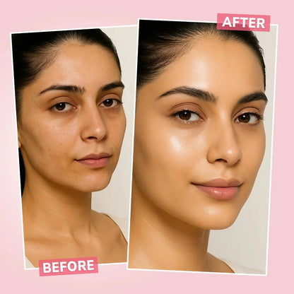Flicka Silk Touch 3 in 1 Moisturizer and Primer for Face | Long-Lasting, Flawless and Dewy Makeup Base | Pore Minimizer | All Skin Types