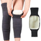 Knee Warmer - Woolen Blend Thermal Leg Warmers - Unisex Elastic Knee Pads For Men & Women