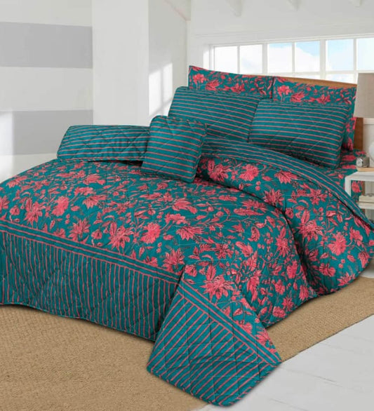 7 Pcs Comforter Set - Zinica