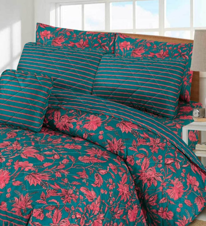 7 Pcs Comforter Set - Zinica