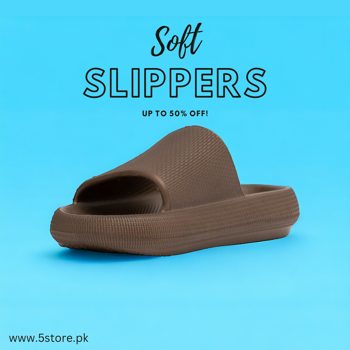 Soft House Slipper For Men/Women - Flip Flop Anti-Slip House Chappal