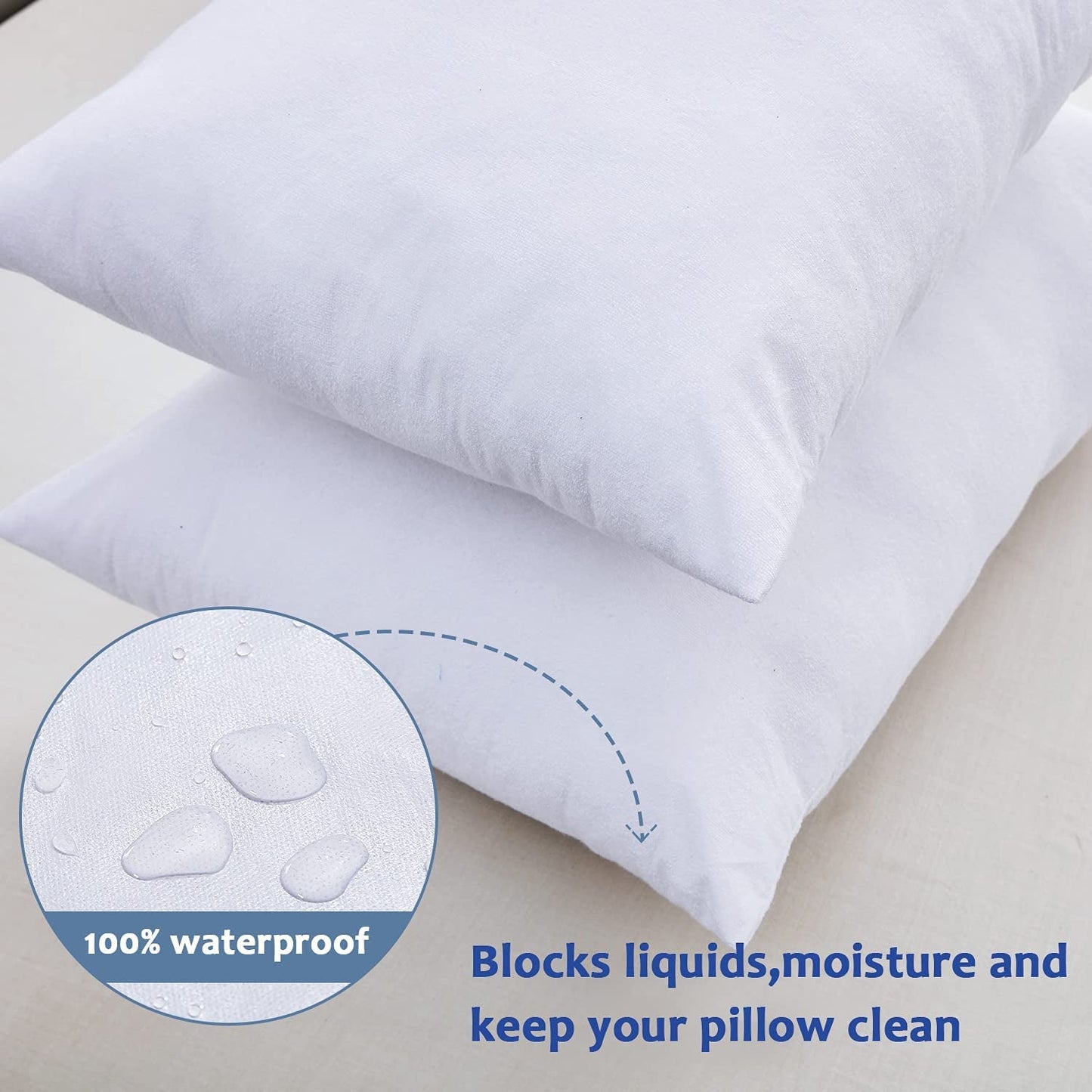 Waterproof Pillow Protector Cover