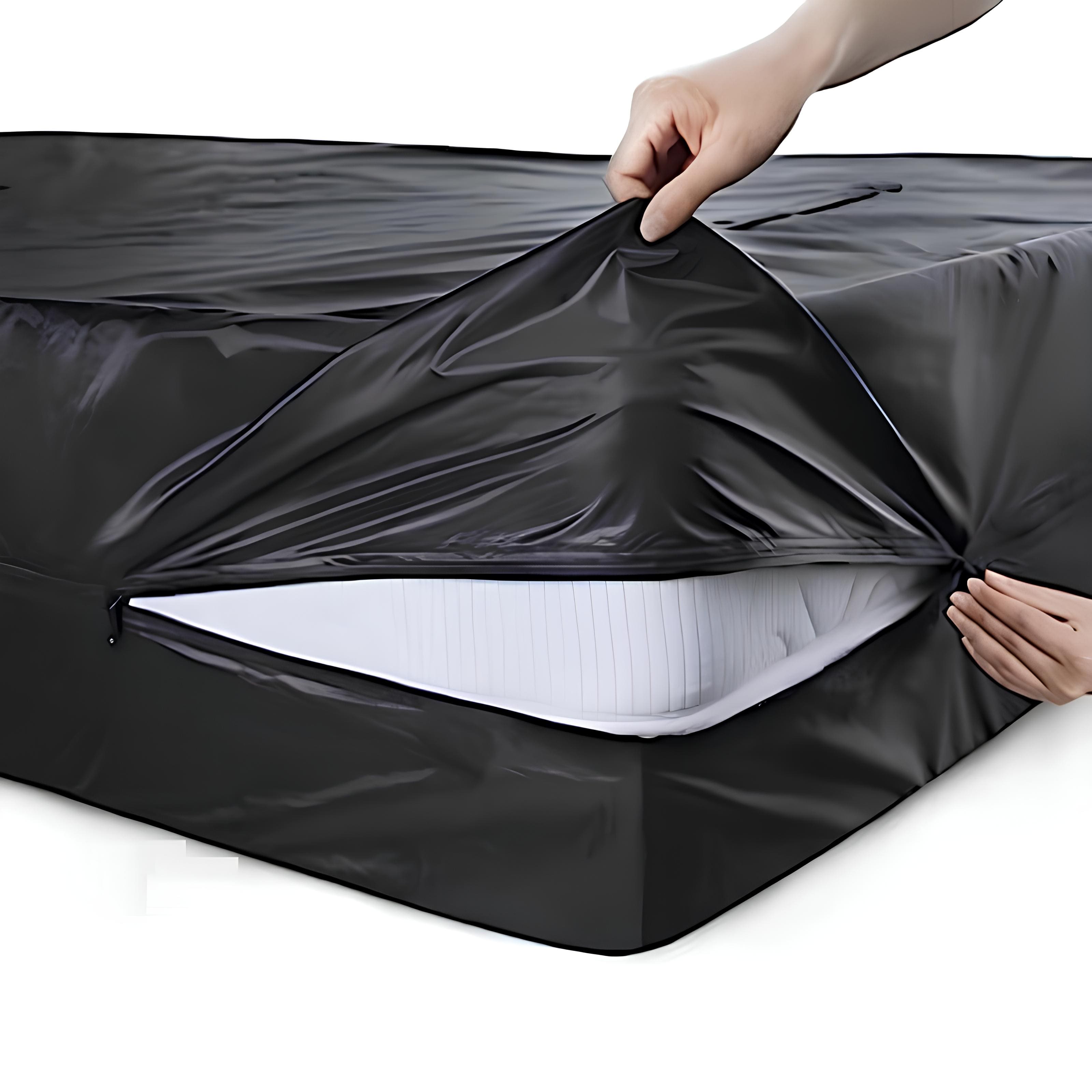 Double Side Waterproof Zipper Mattress Cover Single Size - 6 Sided Water Proof Zipper Mattress Cover Polyester