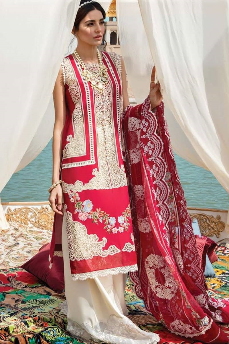 3 Piece Summer Embroidered Lawn - GT-67